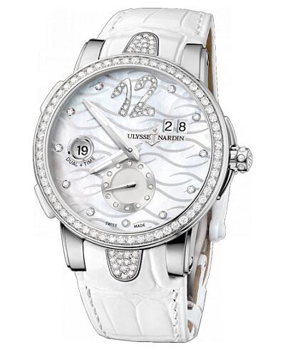 Review Fake Ulysse Nardin Dual Time 243-10B-3C / 691 women's watches - Click Image to Close